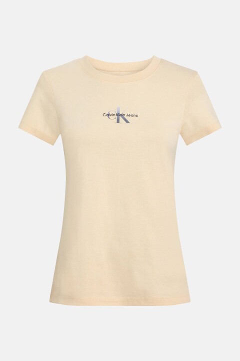 Kadın Ck Gradient Monologo T-Shirt - Kum 