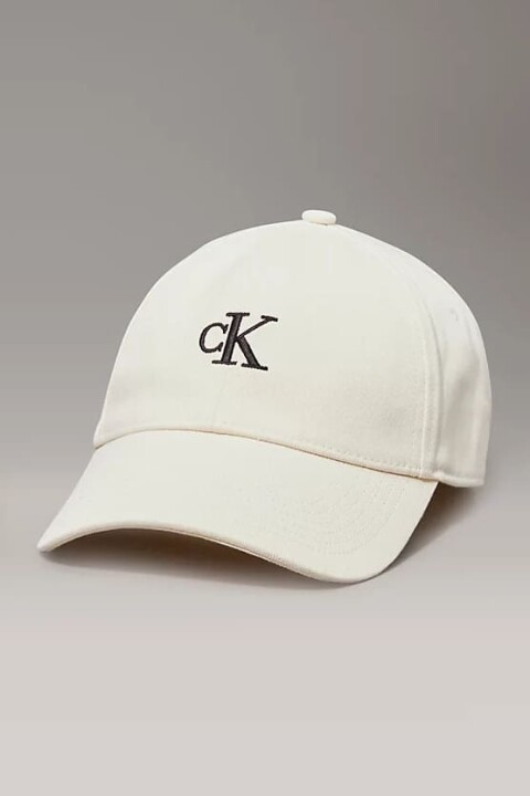 Kadın Ck İşlemeli Baseball Şapka - Beyaz 