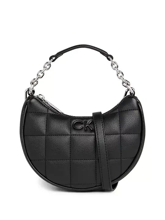 Kadın Ck Zincirli Mini Çanta - Siyah 