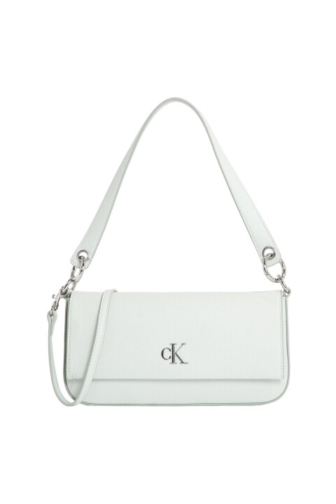 Kadın Ck Mini Monogram Omuz Çantası - Açık Gri 