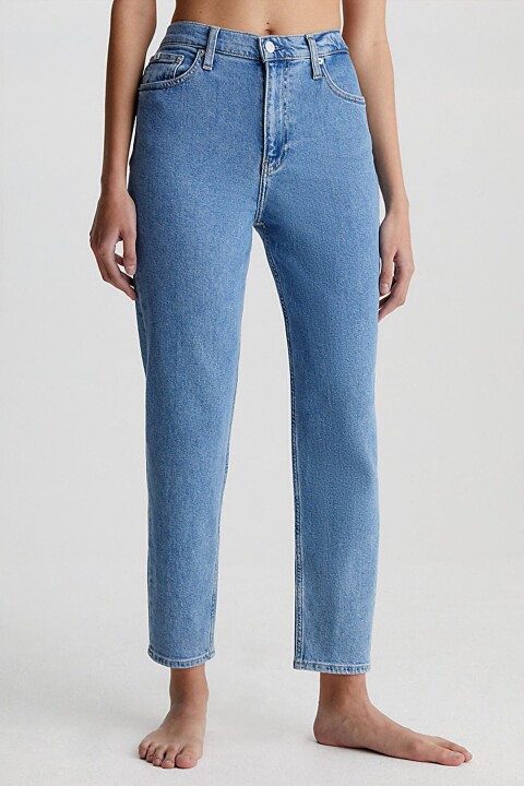 Kadın Ck Mom Jean Pantolon - Mavi 