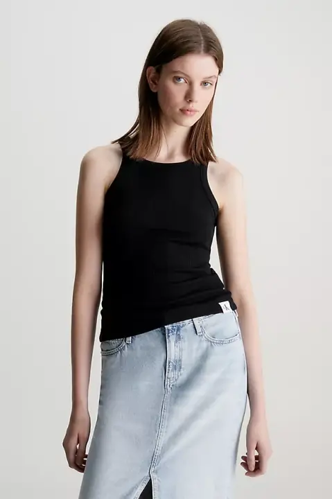 Kadın Ck Slim Fit Atlet - Siyah 