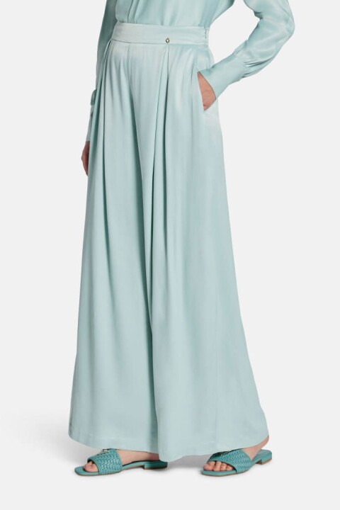 Kadın Claire Flare Pantolon - Su Yeşili 