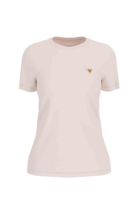 Kadın Colette Kısa Kollu T-Shirt - Krem 