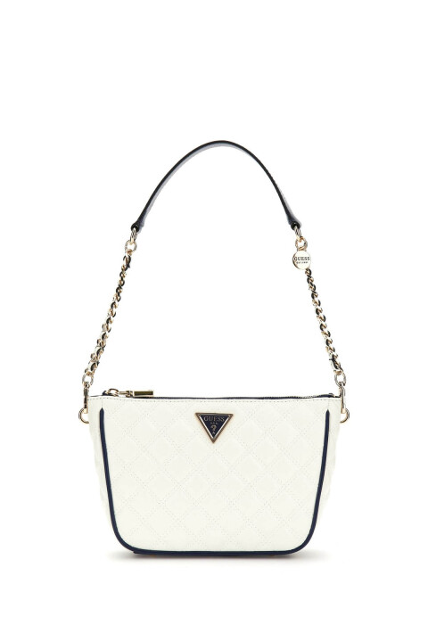 Kadın Cruise Vibe Top Fermuarlı Omuz Çantası - Beyaz 