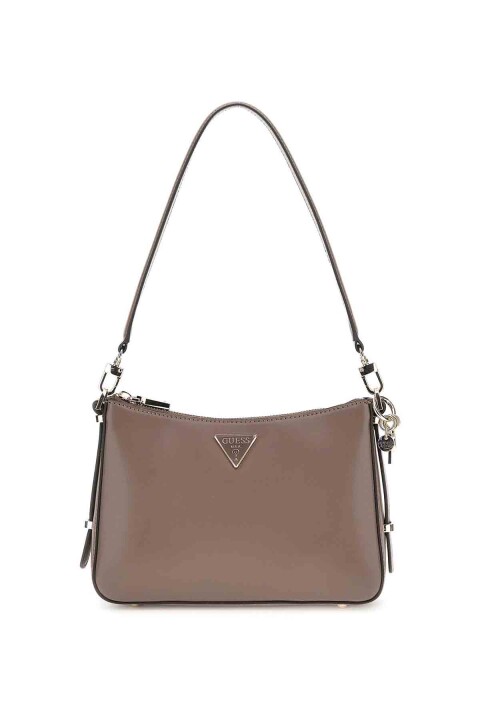 Kadın Daryna Top Fermuarlı Omuz Çantası - Vizon 