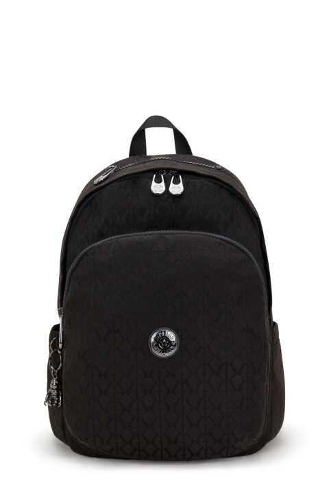 Kadın Delia Elevated Jacquard Sırt Çantası - Siyah 