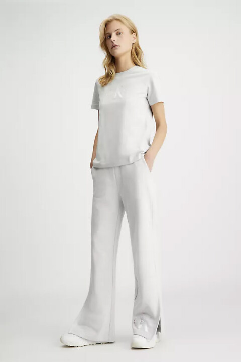 Kadın Dıffused Monologo Eşofman Altı-Beyaz 