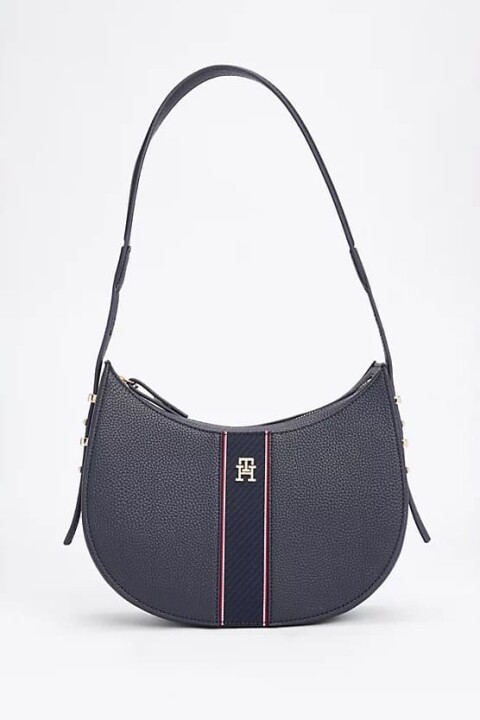 Kadın Dokulu Omuz Çantası - Lacivert 