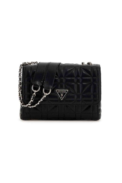 Kadın Edita Convertible XB Omuz Çantası - Siyah 