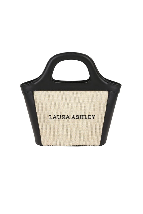 Kadın El Çantası - Siyah Bej 