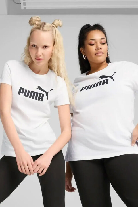 Kadın ESS No. 1 Logo Tee T-Shirt - Beyaz 