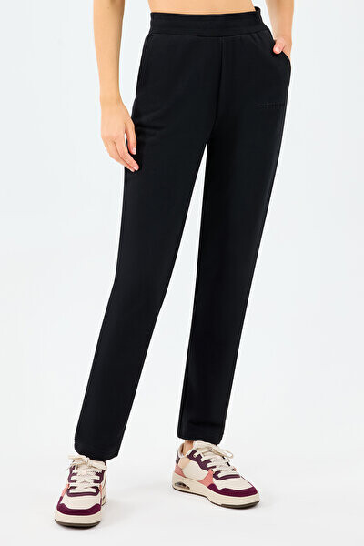 Kadın Essential Slim Sweatpant Eşofman Altı - Siyah 