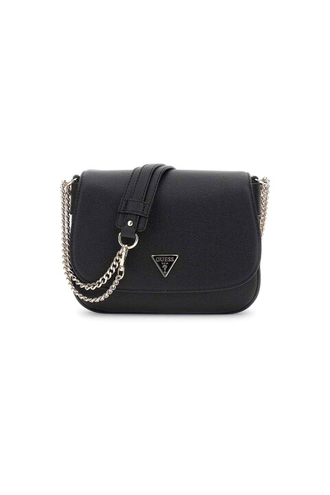 Kadın Fedora Flap Shoulder Bag Omuz Çantası - Siyah 