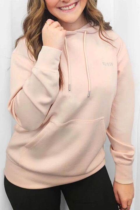 Kadın Gelsey Hoodie Sweatshirt - Pembe 