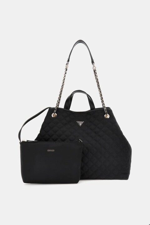 Kadın Giully Kapitoneli El Çantası - Siyah 