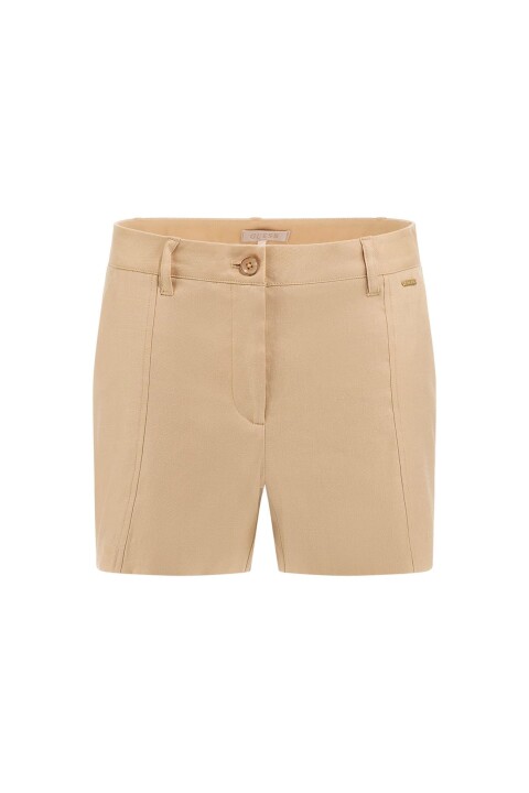 Kadın Gj Isabeau Linin Şort - Bej 
