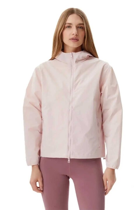 Kadın GJ Katlanabilir Rüzgarlık Mont - Pembe 