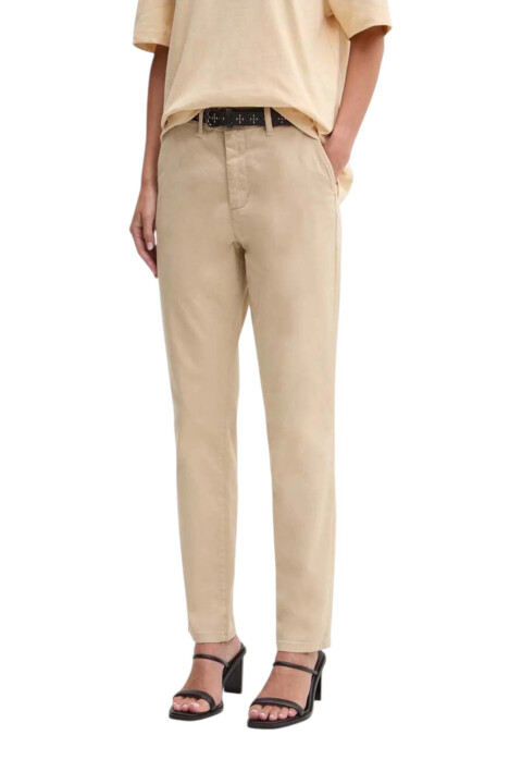 Kadın GJ Slim Fit Pantolon - Bej 