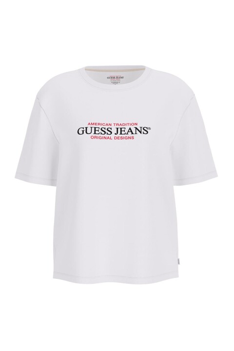 Kadın GJ SS OS American T-Shirt - Beyaz - Guess