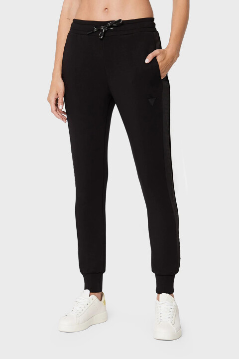 Kadın Guess Allie Jogger Spor Pantolon - Siyah 