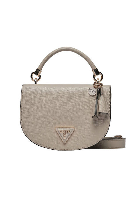 Kadın Guess Gızele Crossbody Mini Çanta - Açık Kahverengi 