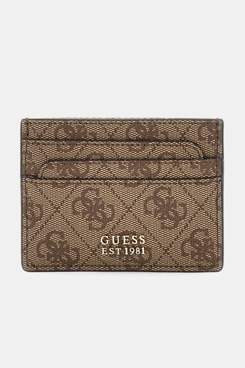 Kadın Guess Laurel 4G Logolu Kartlık - Açık Kahverengi 
