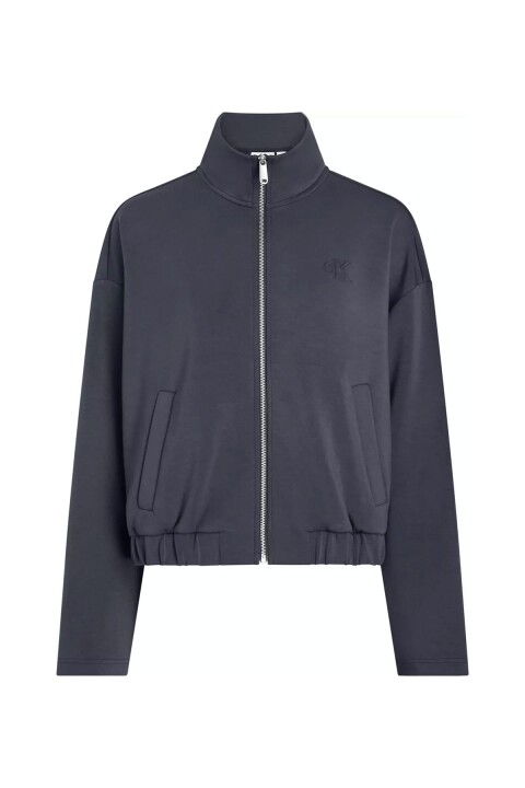 Kadın Heavy Modal Fermuarlıı Hırka - Lacivert 