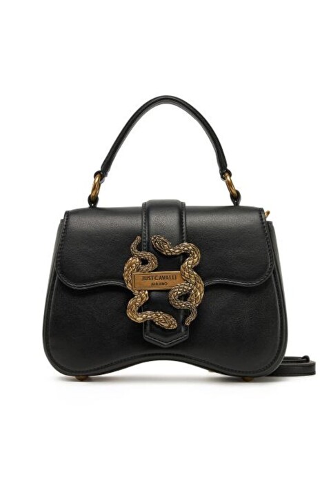 Kadın Jc İconic Yılan Logo El Çantası - Siyah 