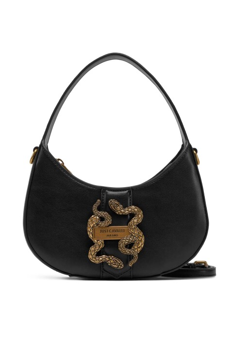 Kadın Jc İconic Yılan Logo Mini Omuz Çanta - Siyah 