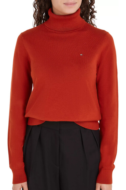 Kadın Jersey Kazak - Kırmızı 