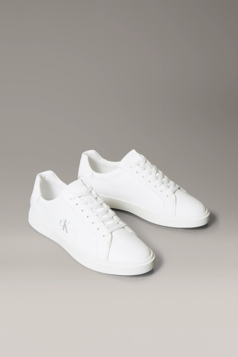 Kadın Kabartma Logolu Sneaker - Ekru 