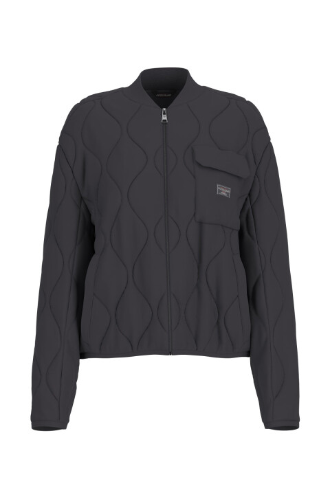 Kadın Kapitone Mont - Siyah 