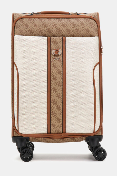 Kadın Kerima 4G Logolu Valiz - Bej/Kahverengi 