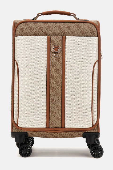 Kadın Kerima Logolu Valiz - Bej/Kahverengi 