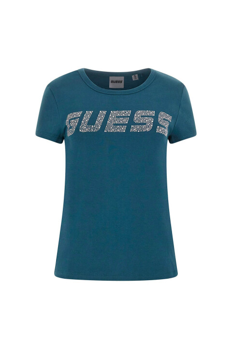 Kadın Kiara Önü SS T-Shirt - Turkuaz 