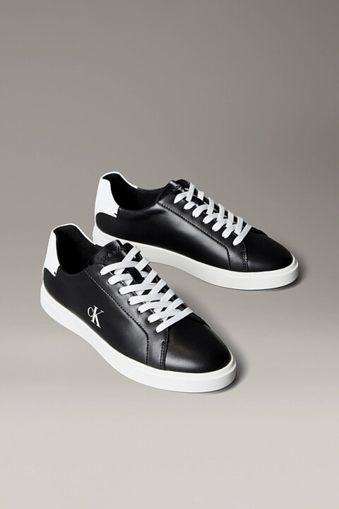 Kadın Kontrast Topuk Detaylı Sneaker - Siyah 