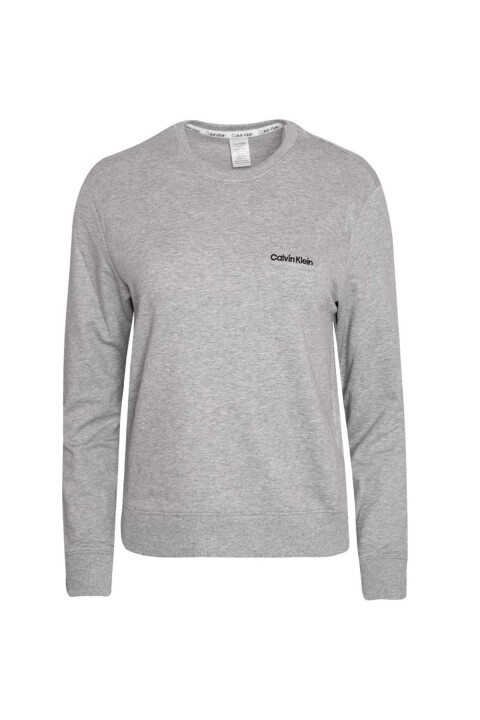 Kadın L/S Marka Logolu Sweatshirt - Gri 