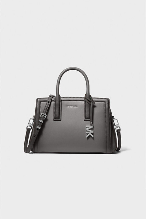 Kadın Laila Küçük Boy Eskitme Görünümlü El ve Omuz Çantası - Gri 