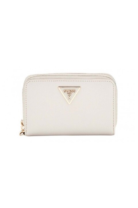 Kadın Laurel SLG üçük Boy Cüzdan - Krem 