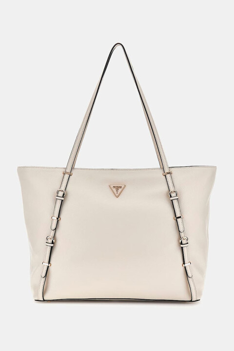 Kadın Levıa Toka Detaylı Shopper Çanta - Krem 
