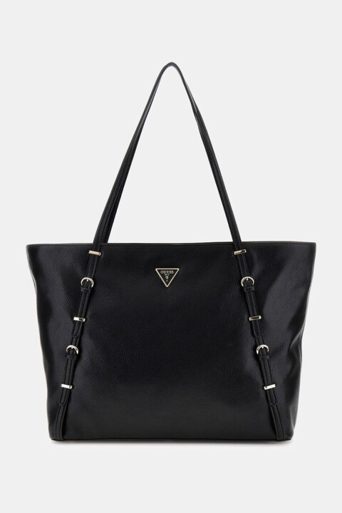 Kadın Levıa Toka Detaylı Shopper Çanta - Siyah 