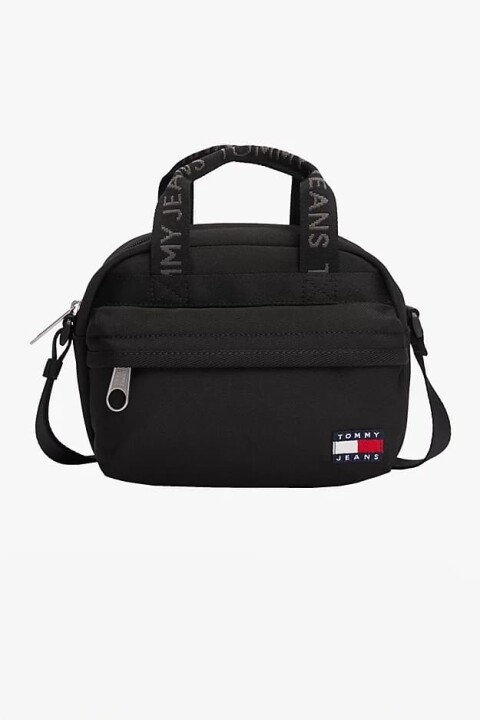 Kadın Logolu Çapraz Çanta - Siyah 