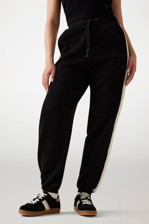 Kadın Maryella Regular Fit Yanları Şeritli Eşofman Altı - Siyah 