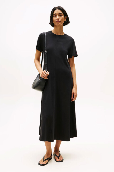 Kadın Modern Cody Ankle Elbise - Siyah 