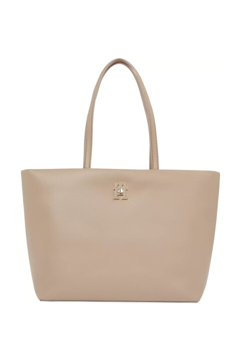 Kadın Modern Tote Omuz Çanta - Bej 