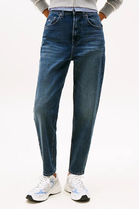 Kadın Mom Jean Pantolon - Mavi - Tommy Hilfiger