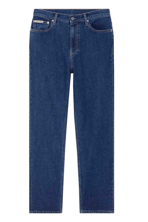 Kadın Mom Jeans Pantolon - Mavi 