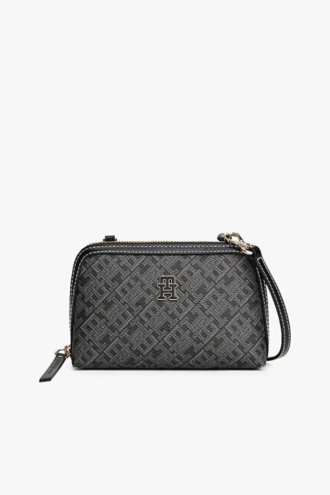 Kadın Monoplay Çapraz Askılı Omuz Çantası - Siyah 