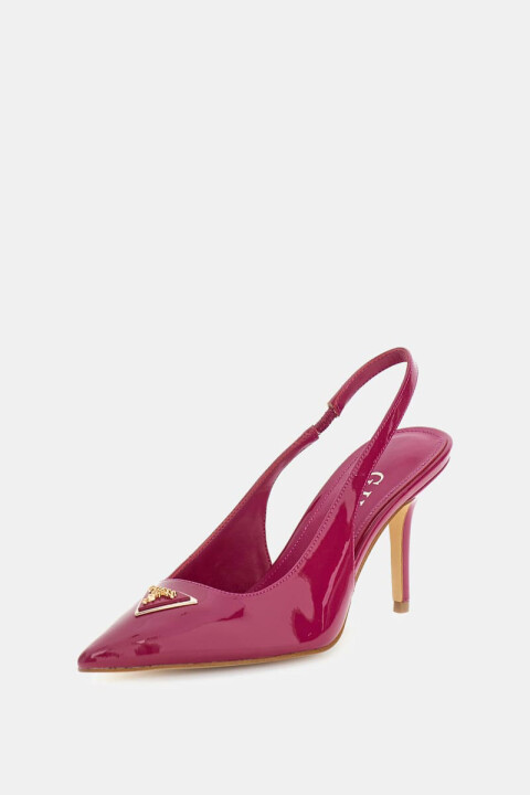 Kadın Nassir Rugan Topuku Ayakkabı - Bordo 